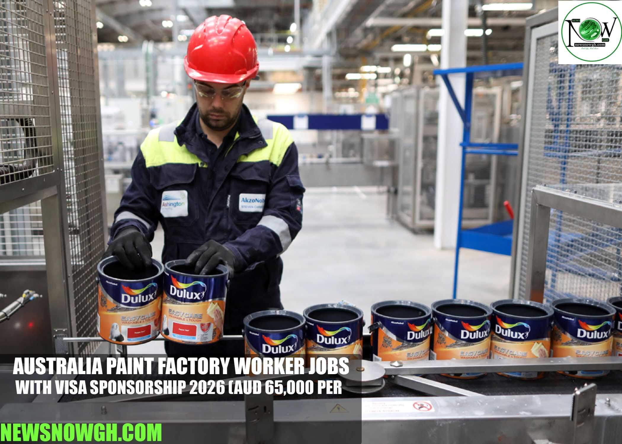 Australia Paint Factory Worker Jobs