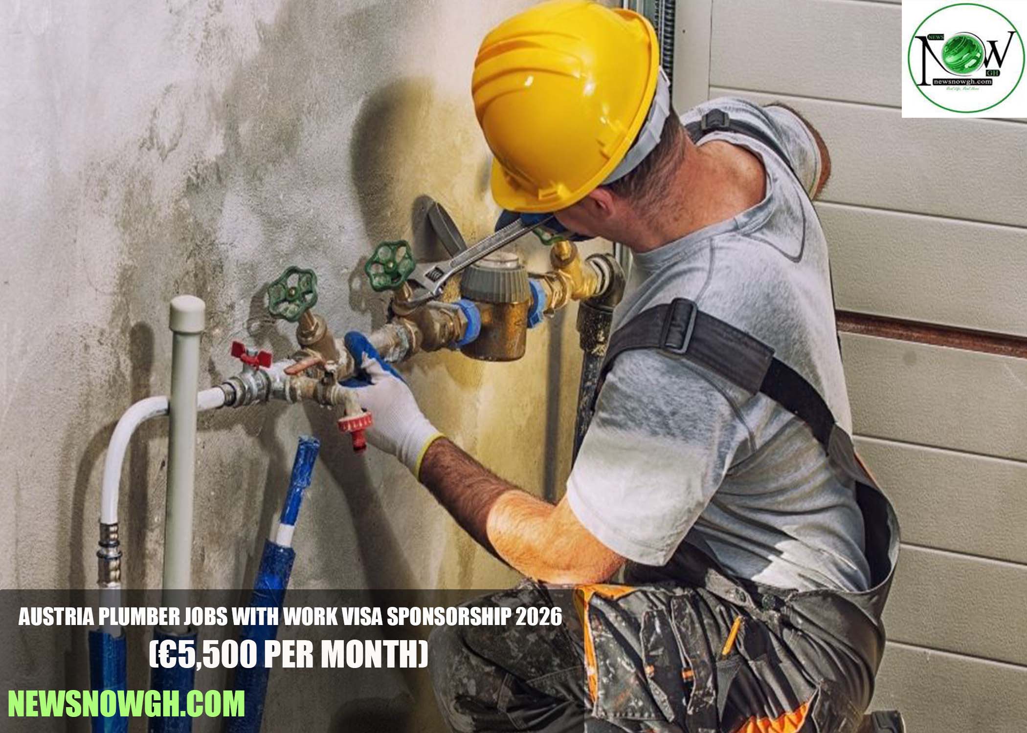 Austria Plumber Jobs with Work Visa Sponsorship 2026