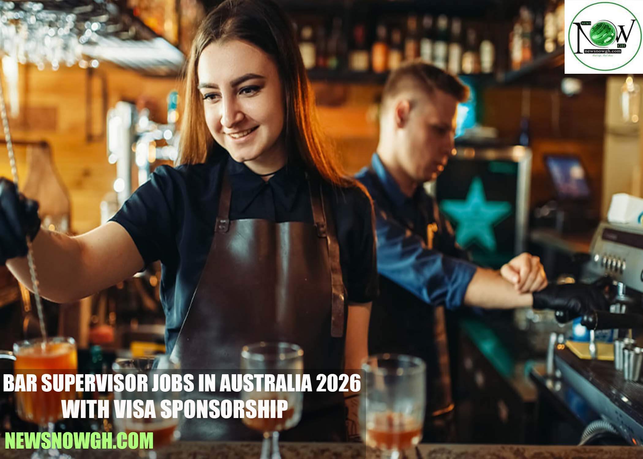 Bar Supervisor Jobs in Australia 2026 with Visa Sponsorship