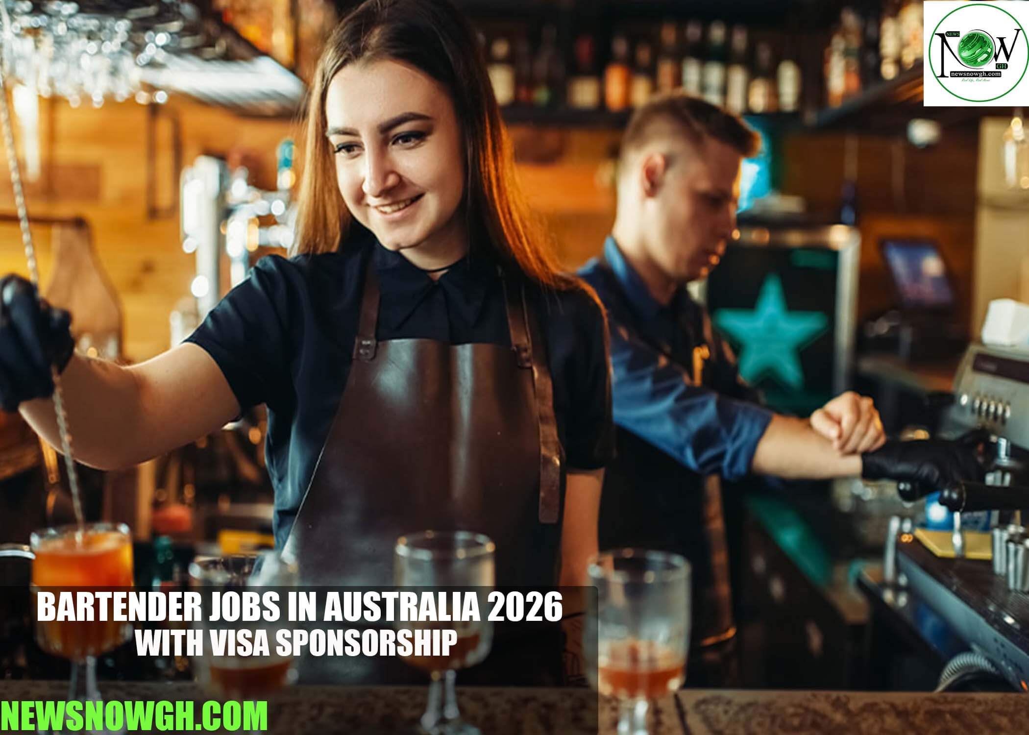 Bartender Jobs in Australia 2026 with Visa Sponsorship