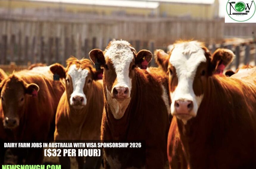 Dairy Farm Jobs in Australia with Visa Sponsorship 2026