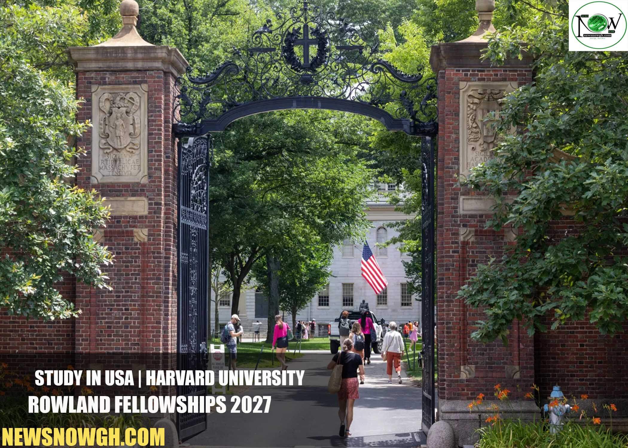 Harvard University Rowland Fellowships