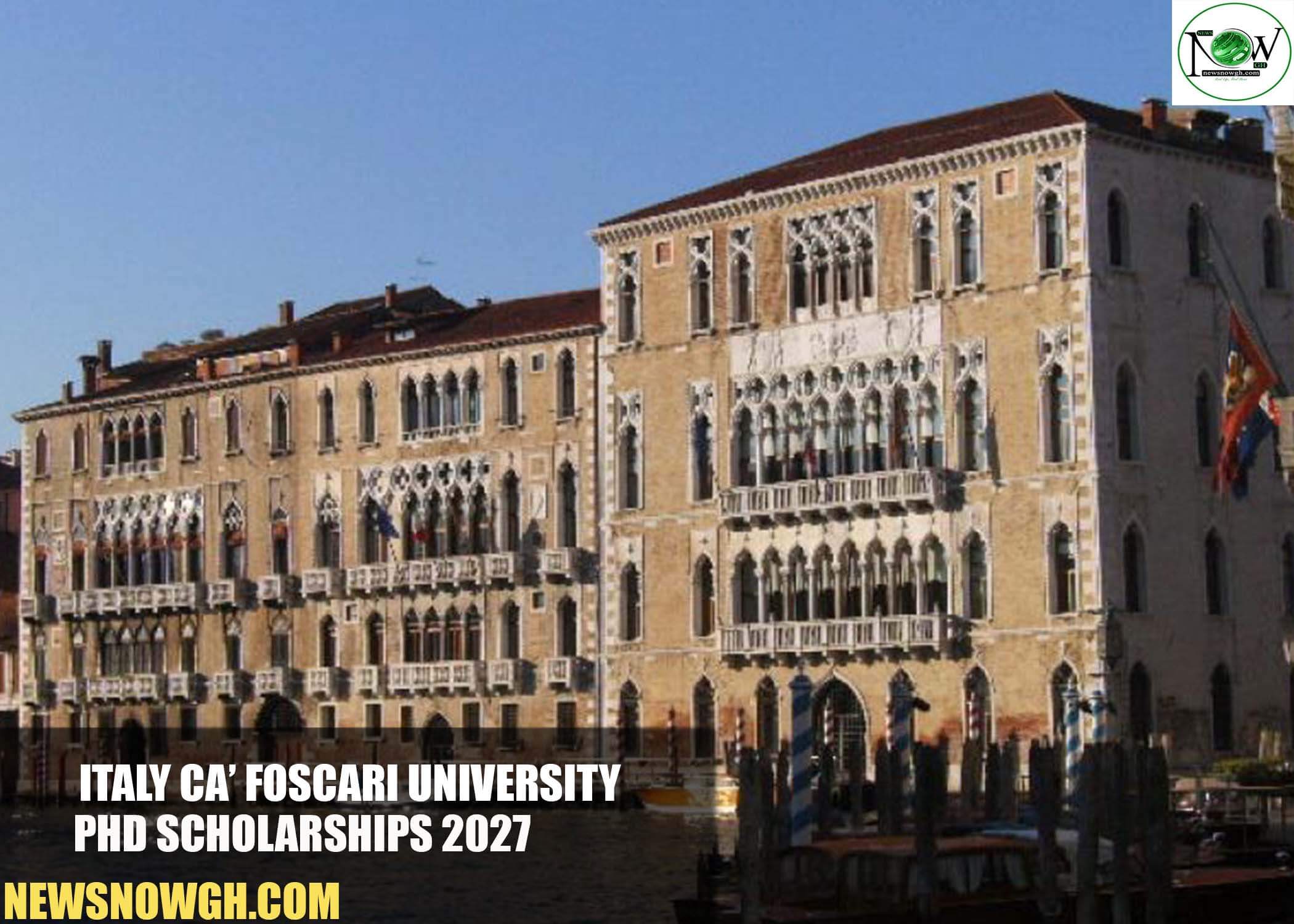 Italy Ca’ Foscari University PhD Scholarships
