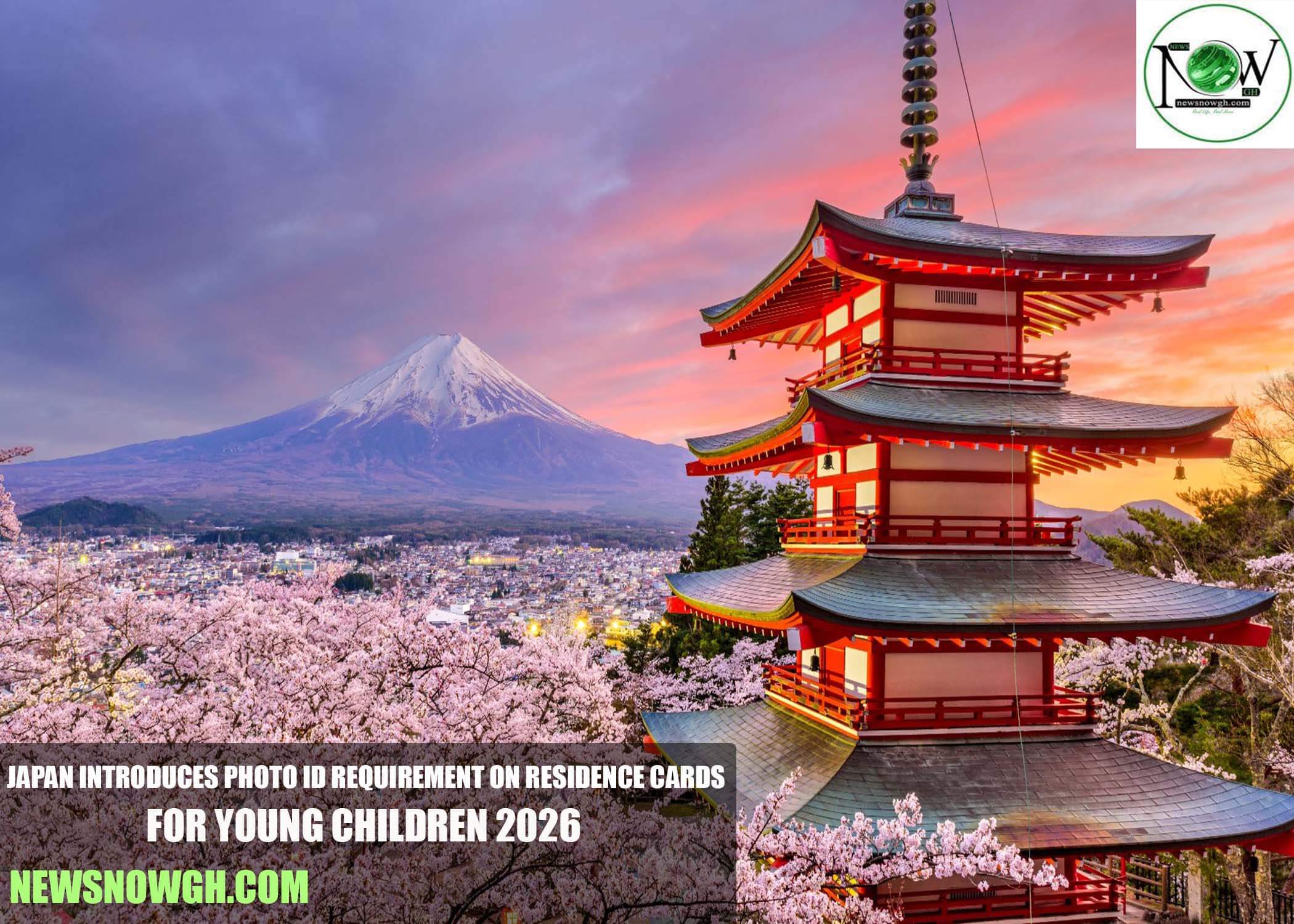 Japan Introduces Photo ID Requirement on Residence Cards for Young Children 2026