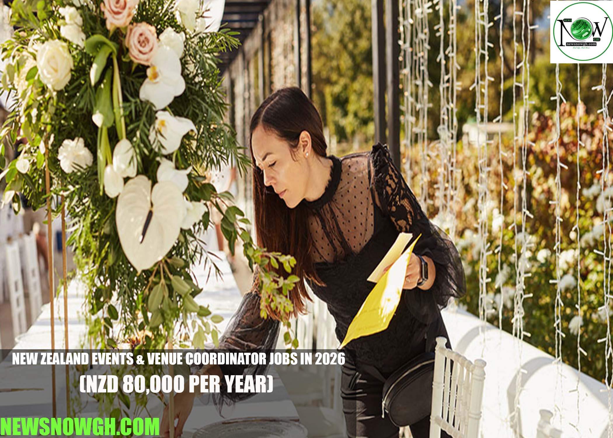 New Zealand Events & Venue Coordinator Jobs