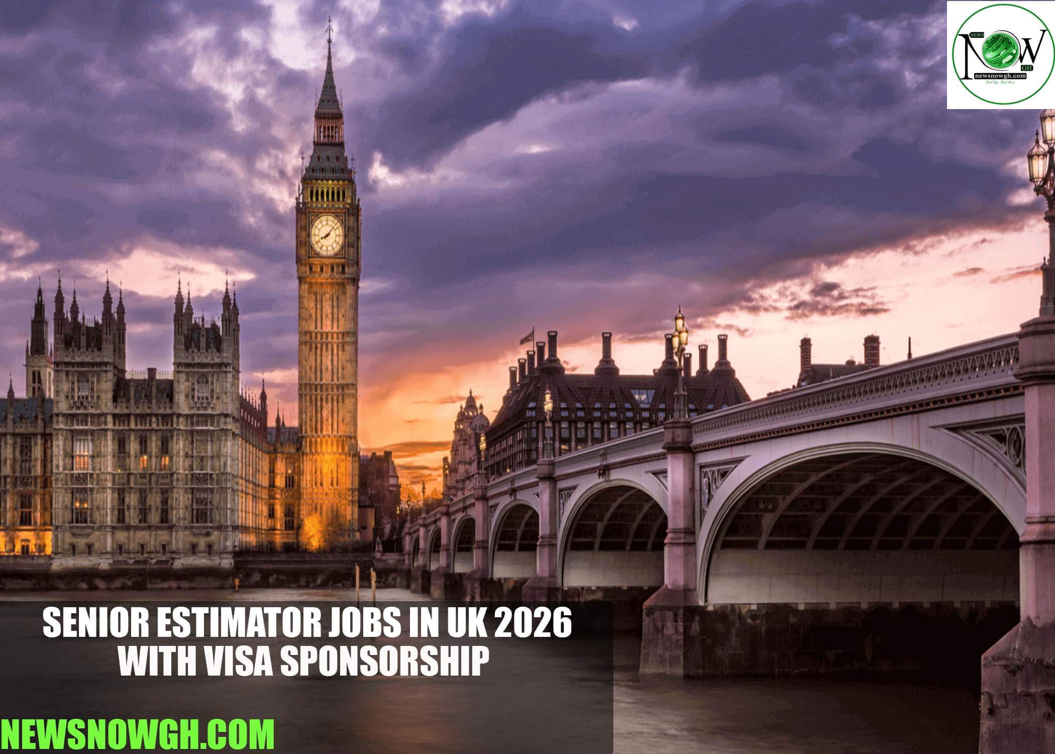 Senior Estimator Jobs in UK 2026 with Visa Sponsorship