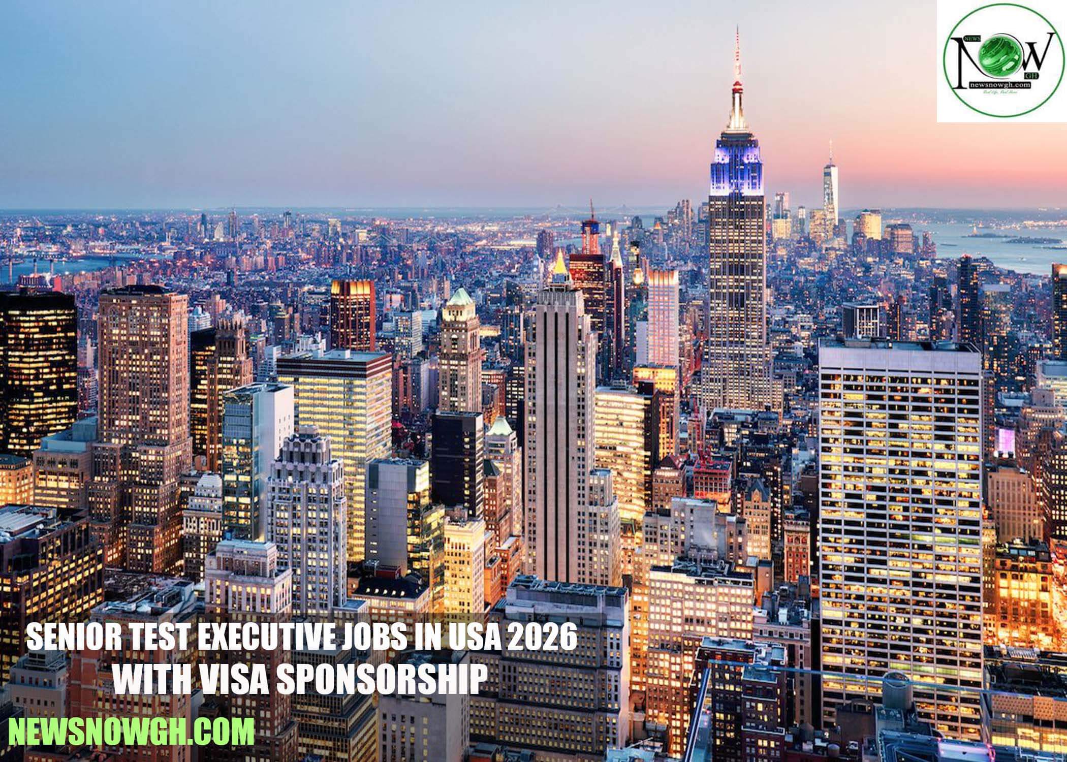 Senior Test Executive Jobs in USA 2026 with Visa Sponsorship