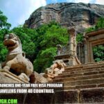 Sri Lanka Launches One-Year Free Visa Program for Travelers From 40 Countries