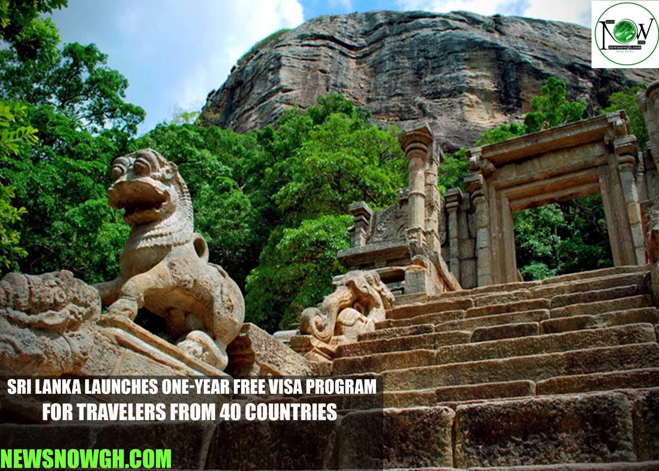 Sri Lanka Launches One-Year Free Visa Program for Travelers From 40 Countries