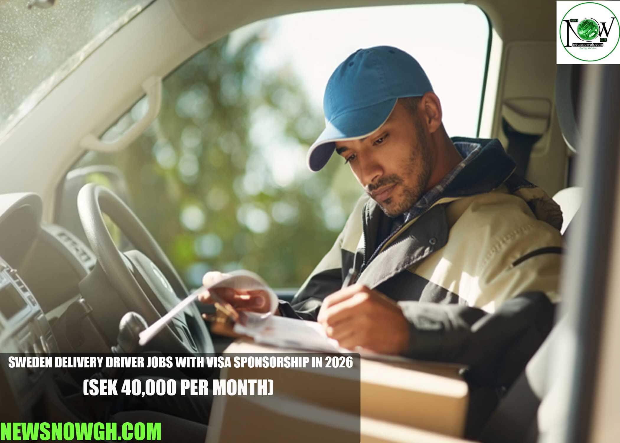 Sweden Delivery Driver Jobs with Visa Sponsorship