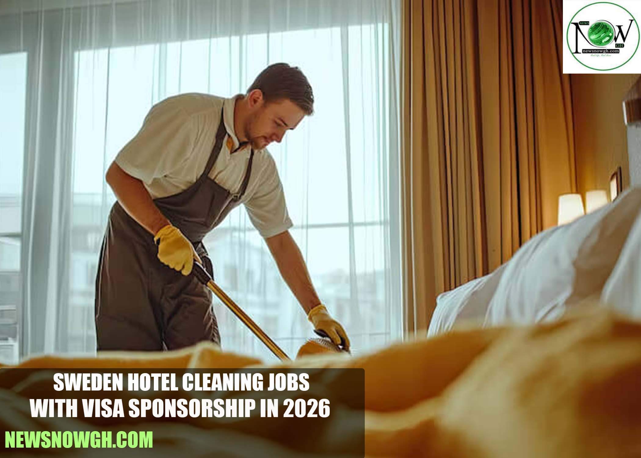 Sweden Hotel Cleaning Jobs with Visa Sponsorship
