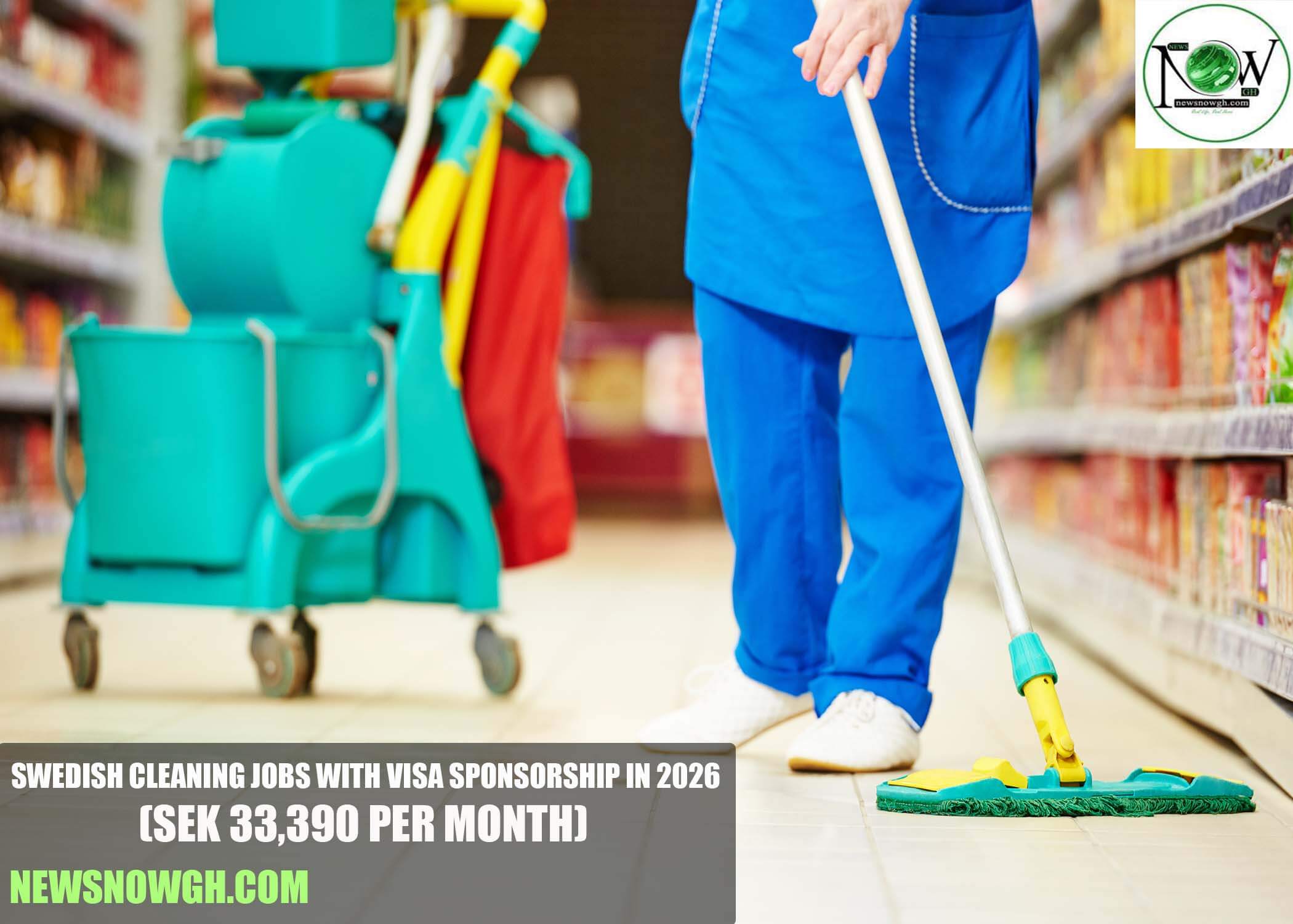 Swedish Cleaning Jobs with Visa Sponsorship in 2026