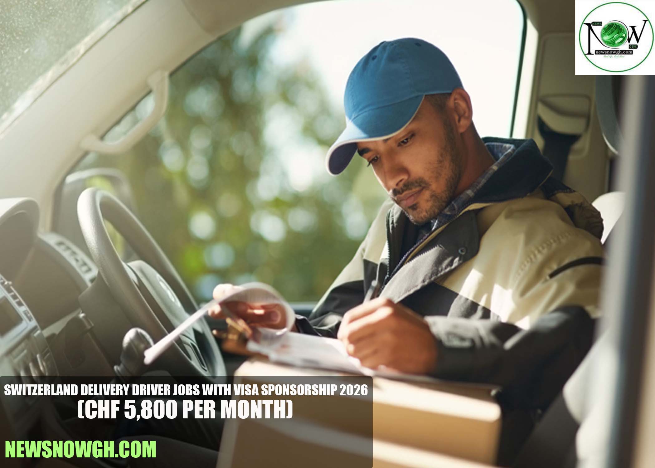 Switzerland Delivery Driver Jobs with Visa Sponsorship 2026