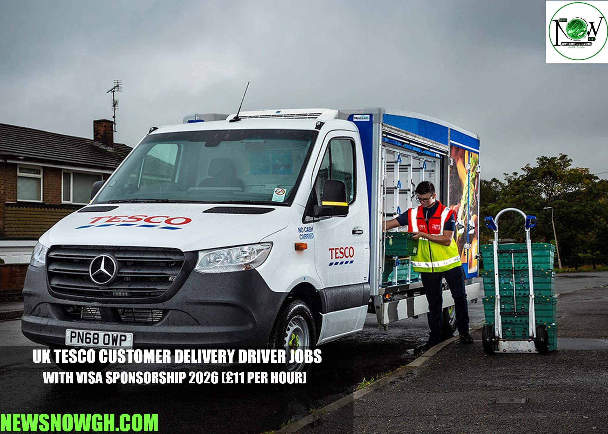 UK Tesco Customer Delivery Driver Jobs