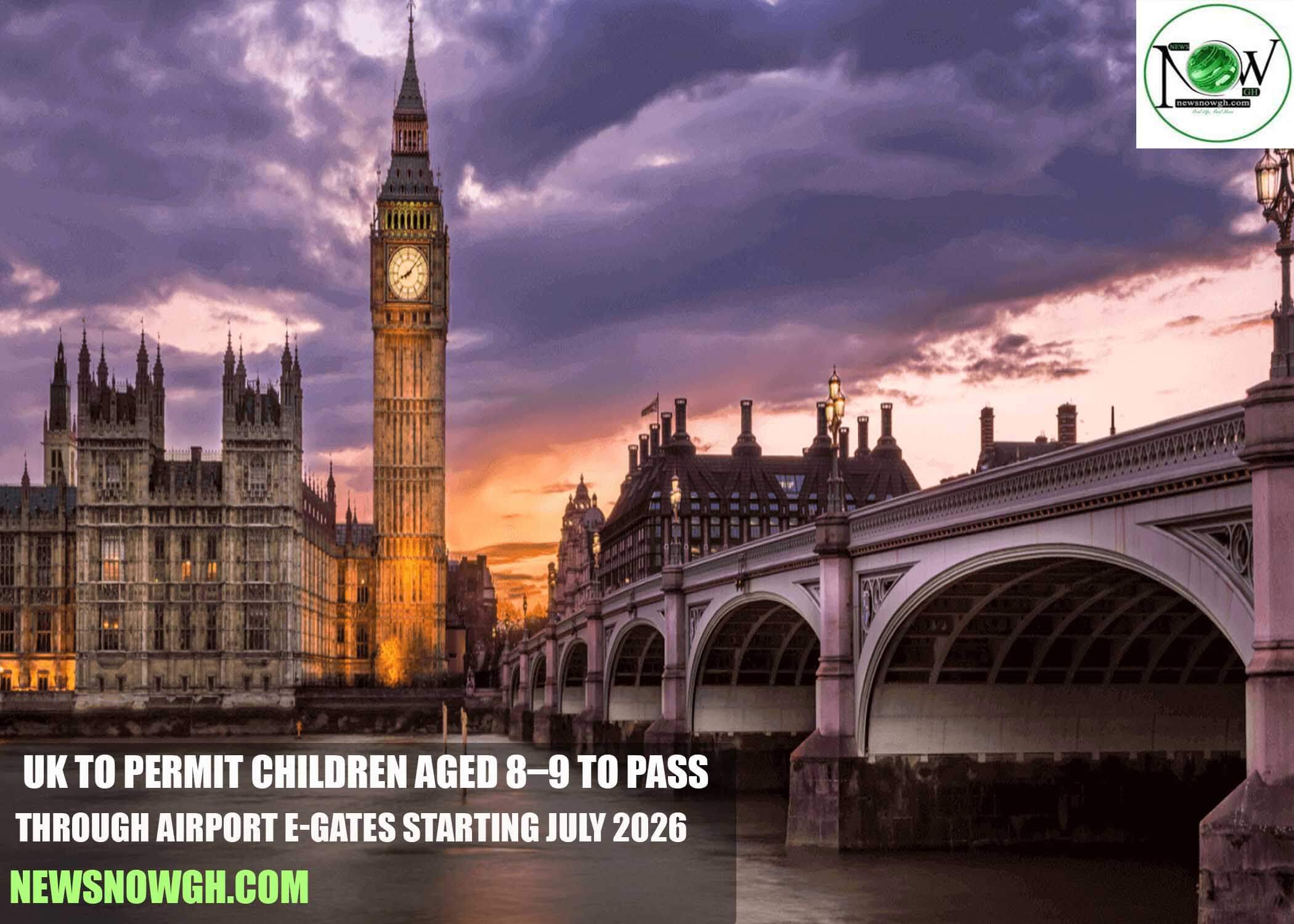 UK to Permit Children Aged 8–9 to Pass Through Airport E-Gates Starting July 2026