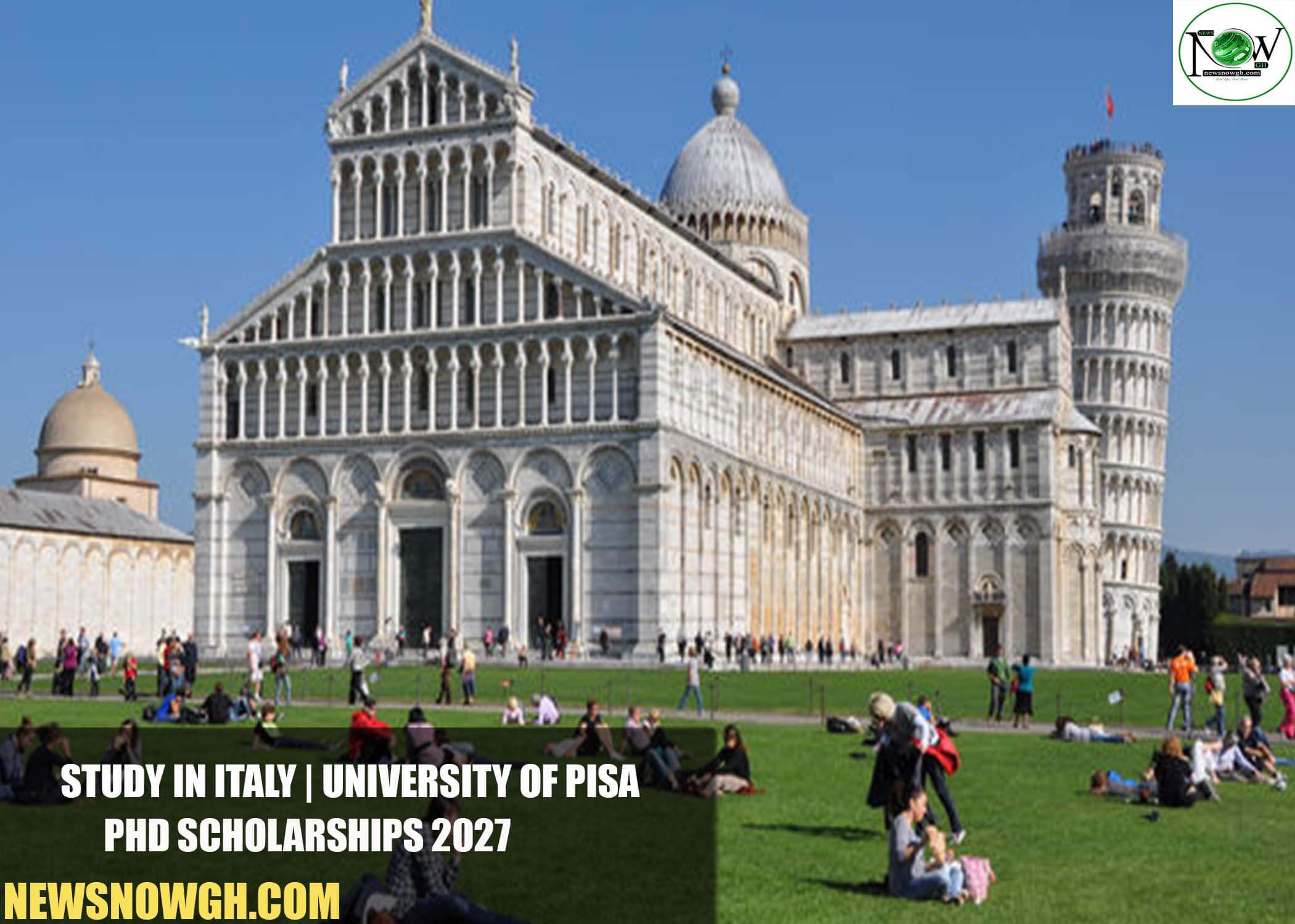 University of Pisa PhD Scholarships