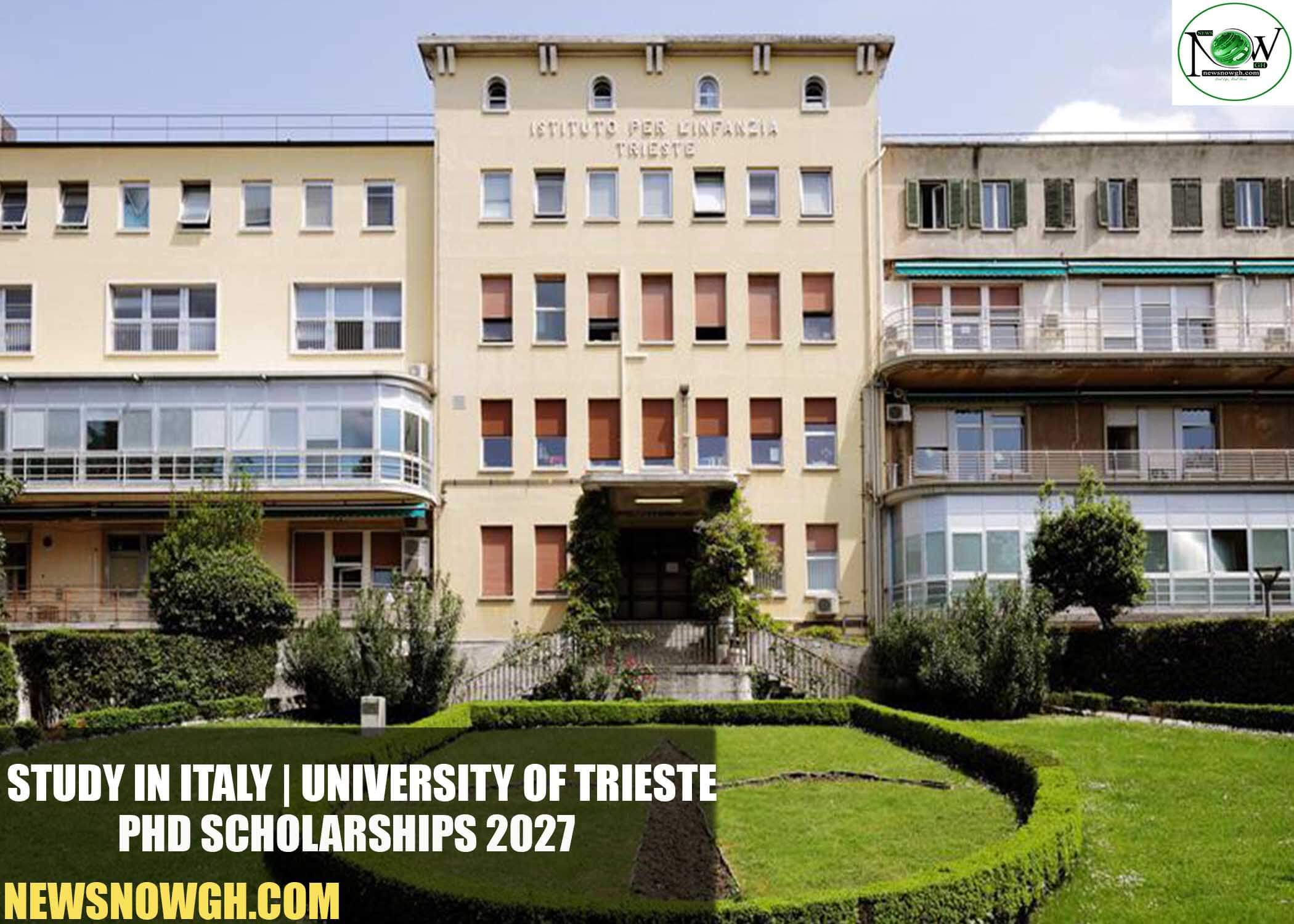 University of Trieste PhD Scholarships