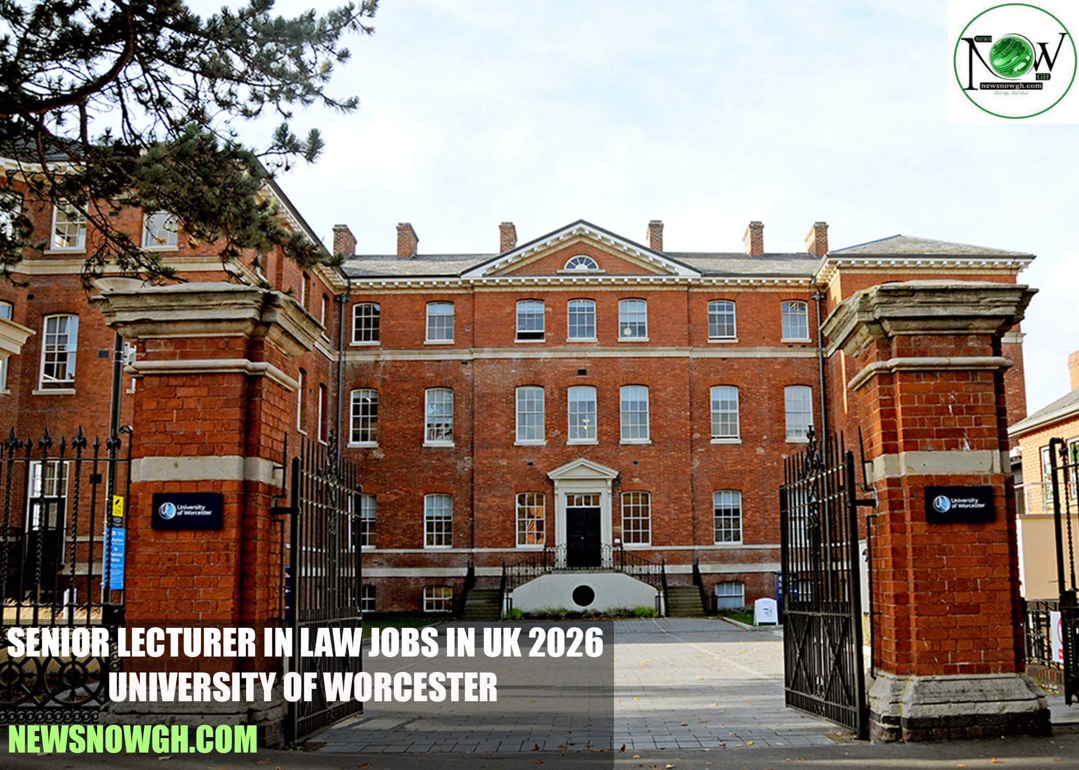 Senior Lecturer in Law Jobs in UK 2026 | University of Worcester