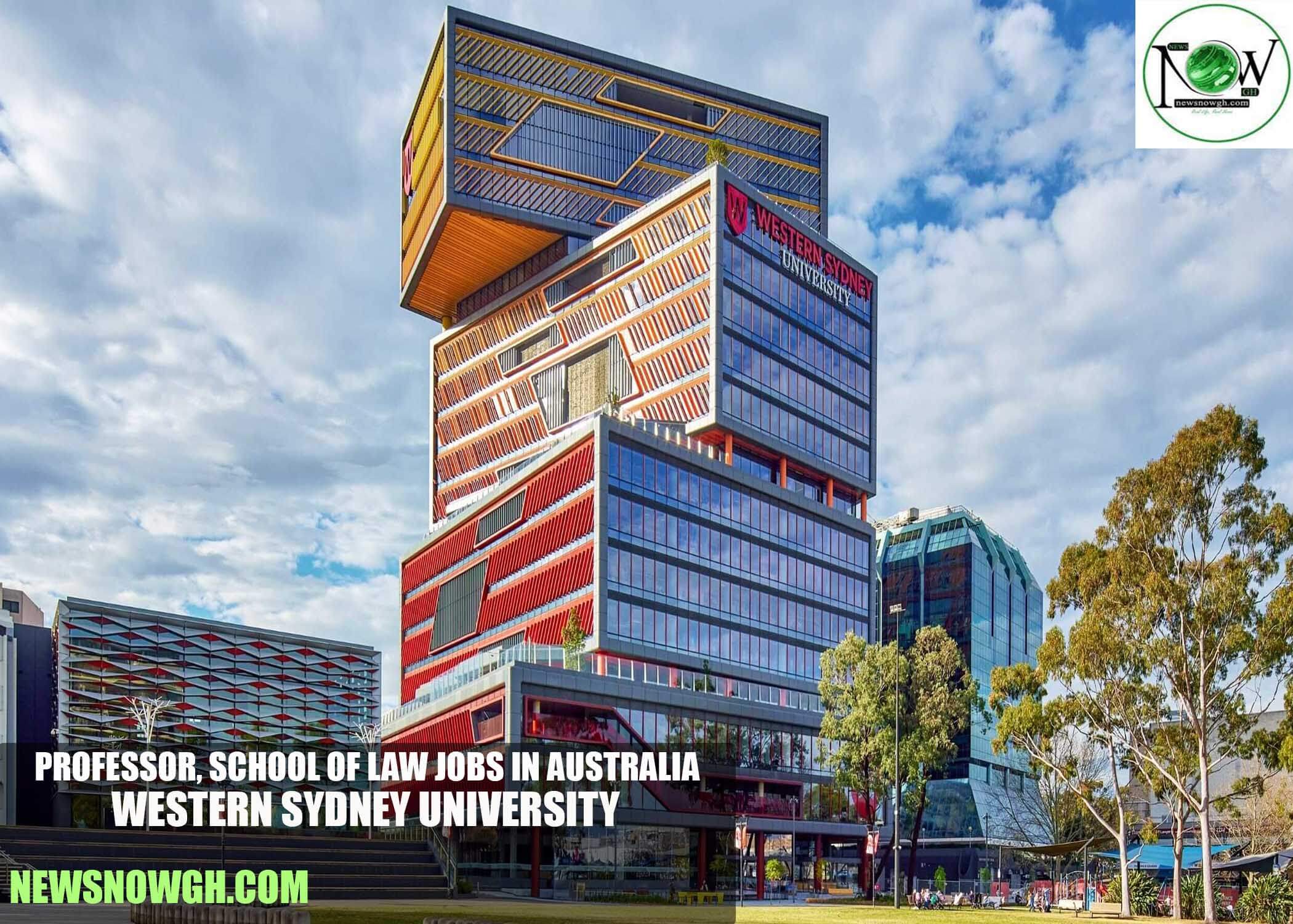 Professor, School of Law Jobs in Australia | Western Sydney University