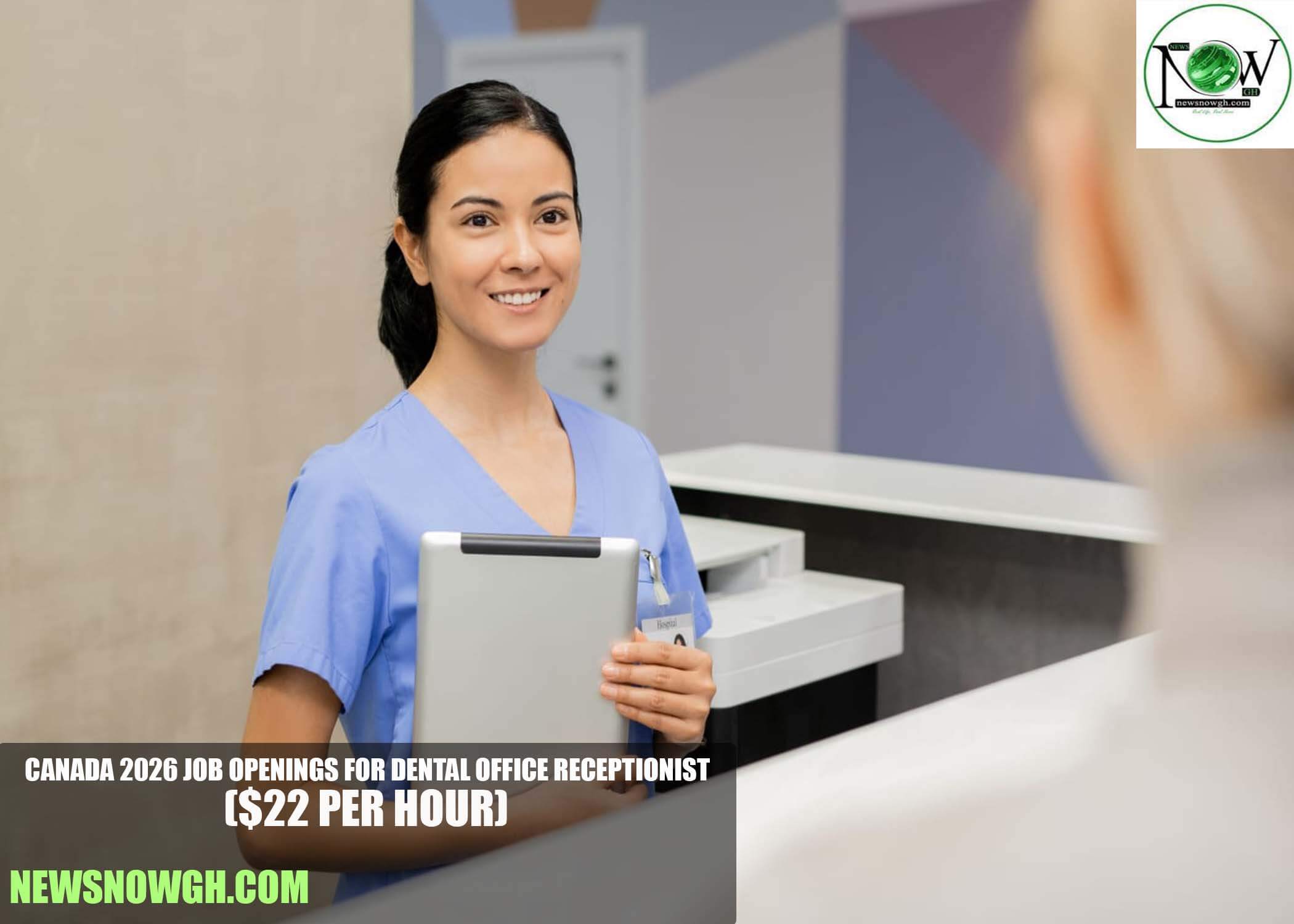 Canada Job Openings for Dental Office Receptionist