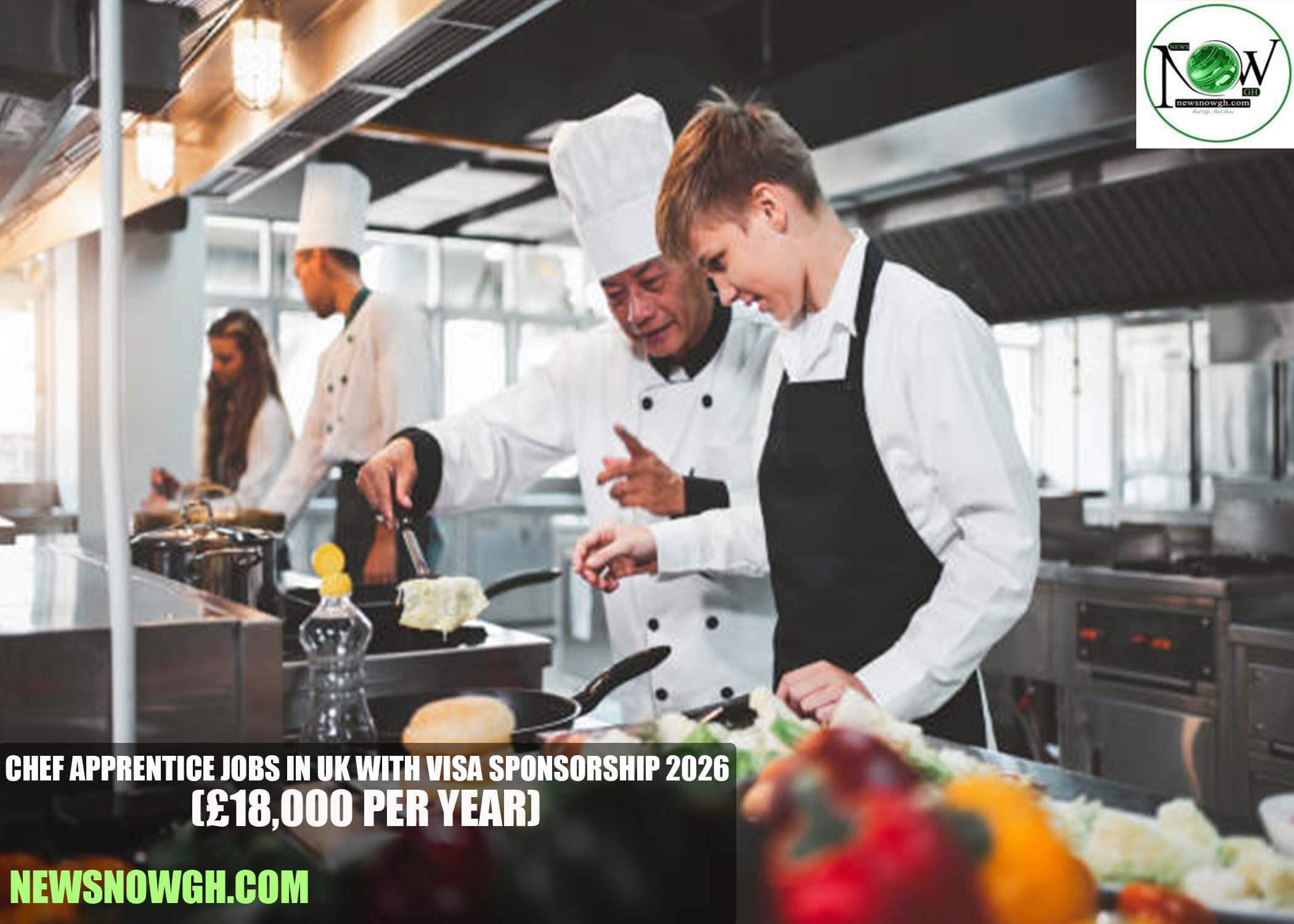Chef Apprentice Jobs in UK with Visa Sponsorship 2026