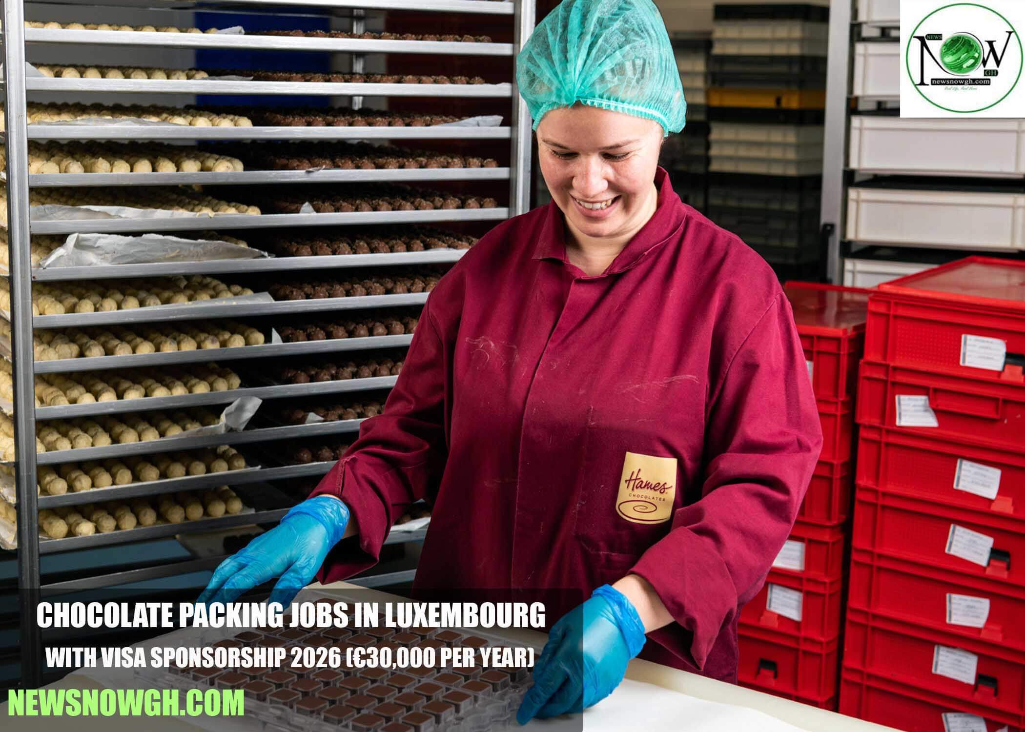 Chocolate Packing Jobs in Luxembourg with Visa Sponsorship