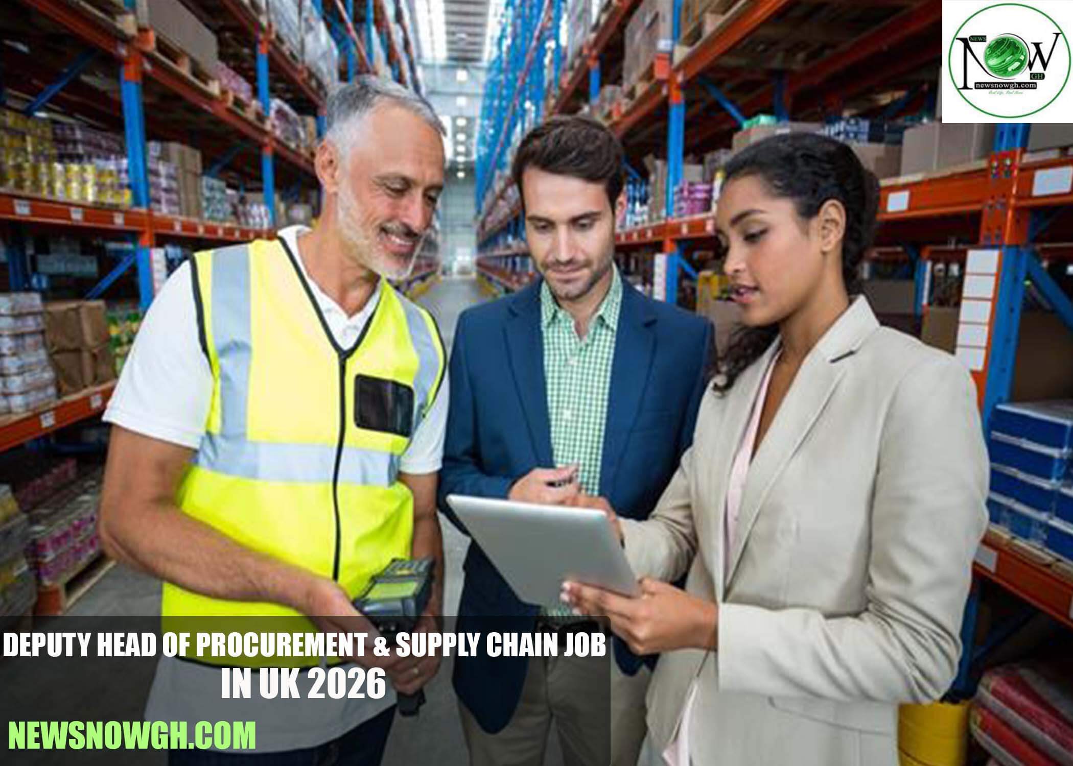 Deputy Head of Procurement & Supply Chain Job in UK 2026