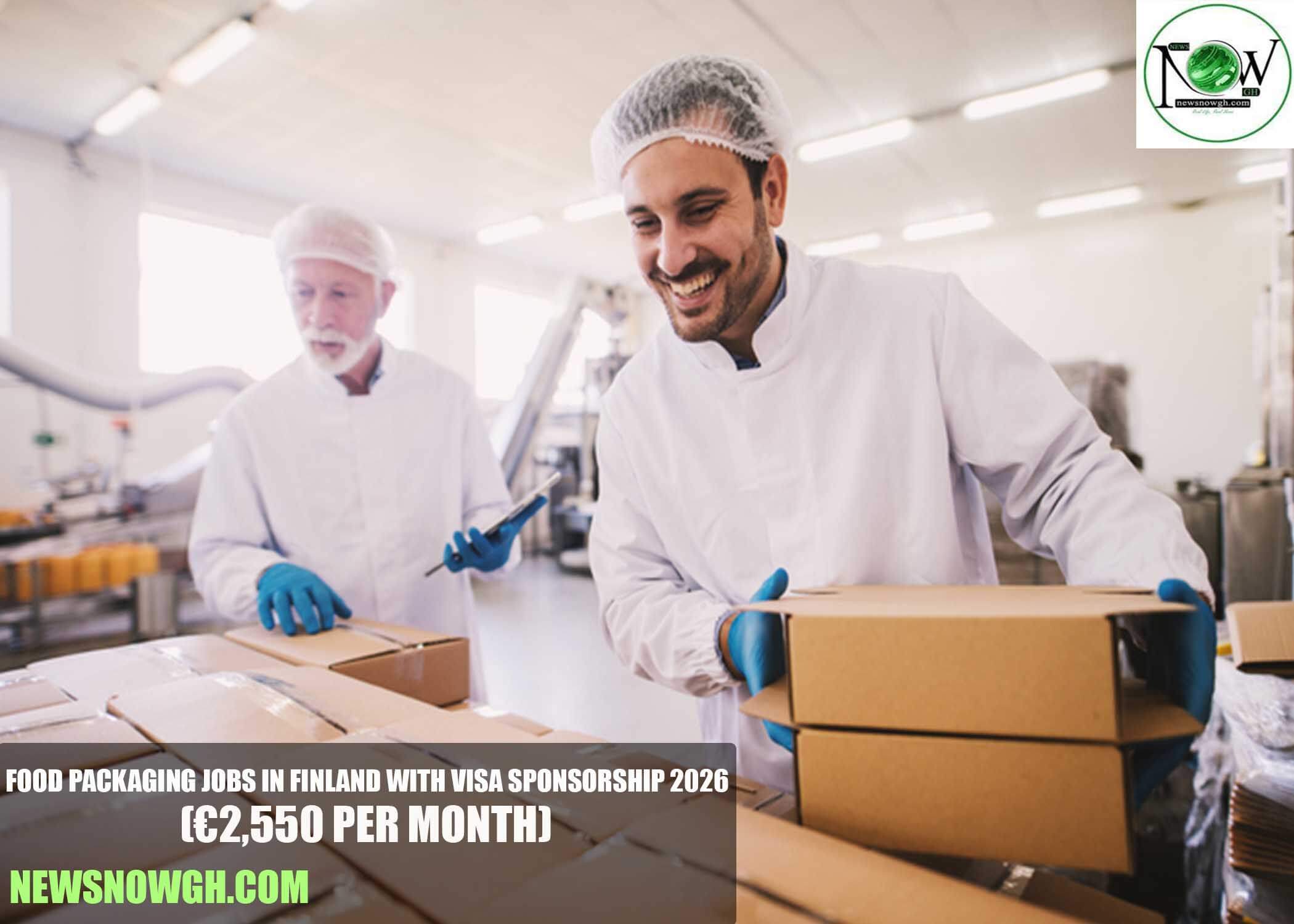 Food Packaging Jobs in Finland with Visa Sponsorship
