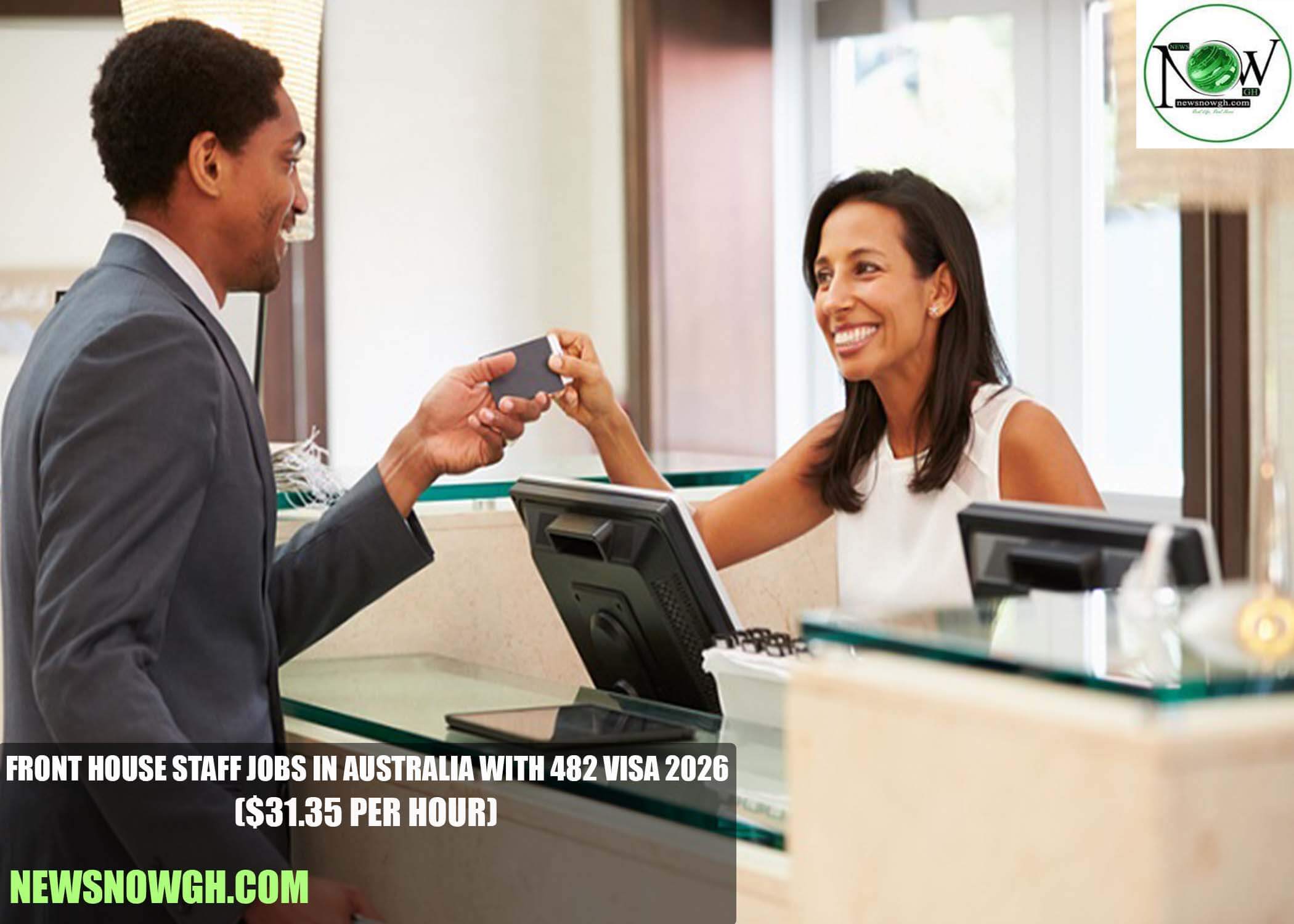 Front House Staff Jobs in Australia with 482 Visa 2026