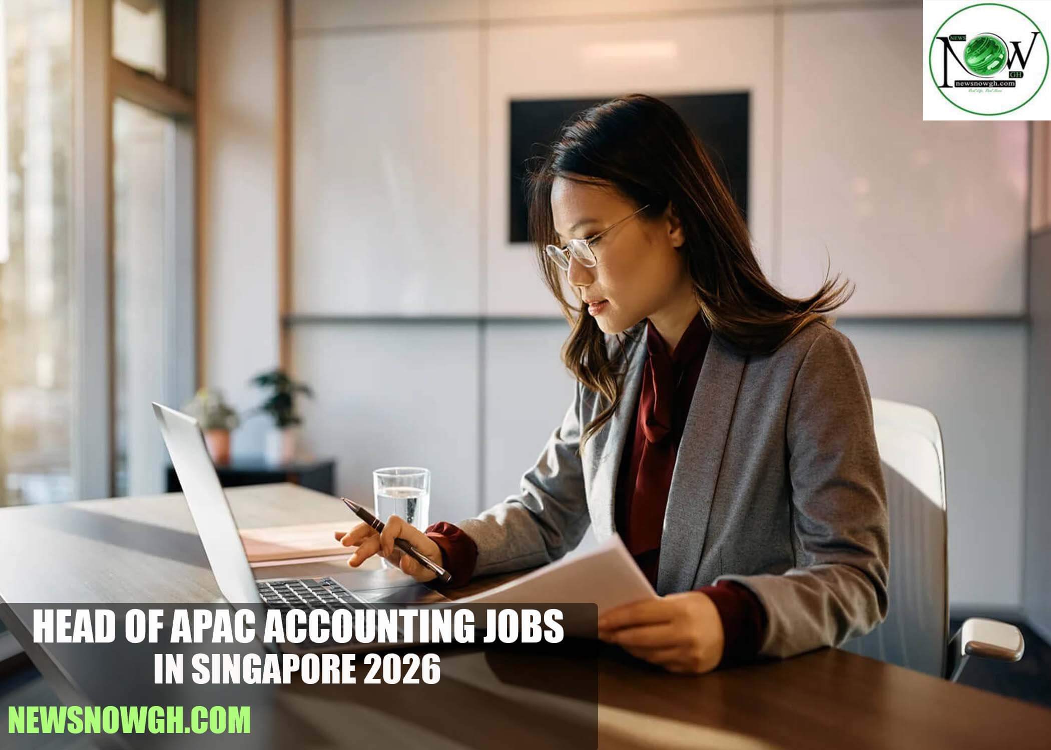 Head of APAC Accounting Jobs in Singapore 2026