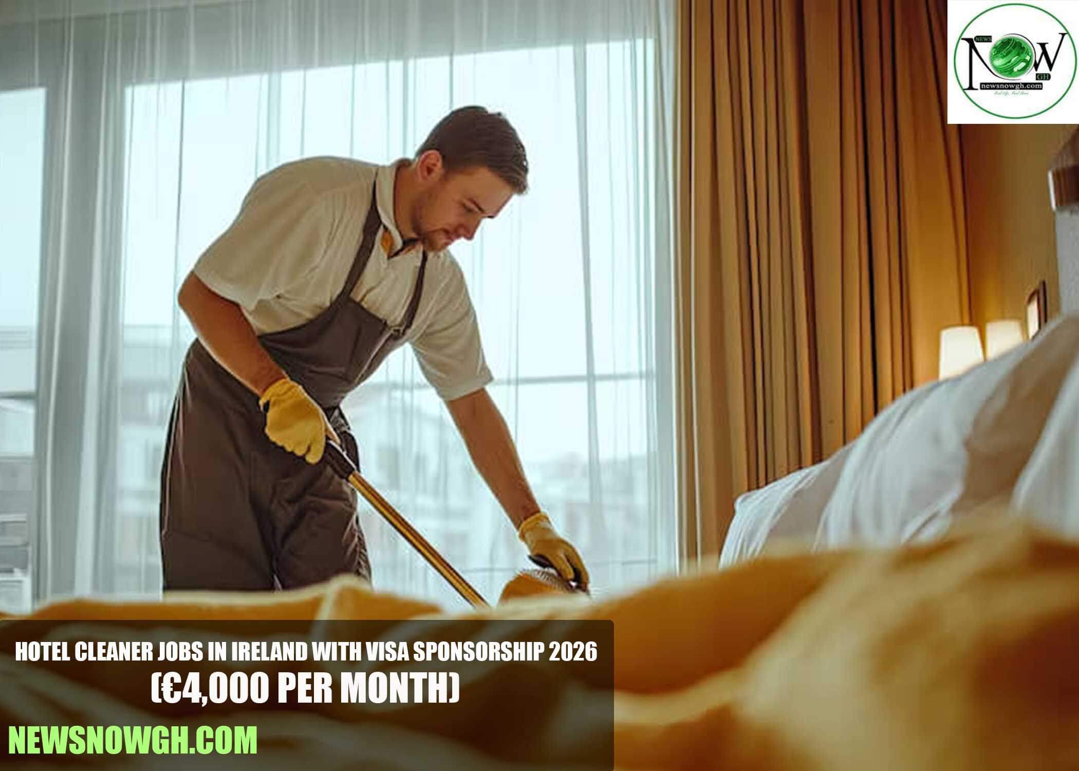 Hotel Cleaner Jobs in Ireland with Visa Sponsorship