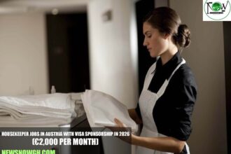 Housekeeper Jobs in Austria with Visa Sponsorship in 2026