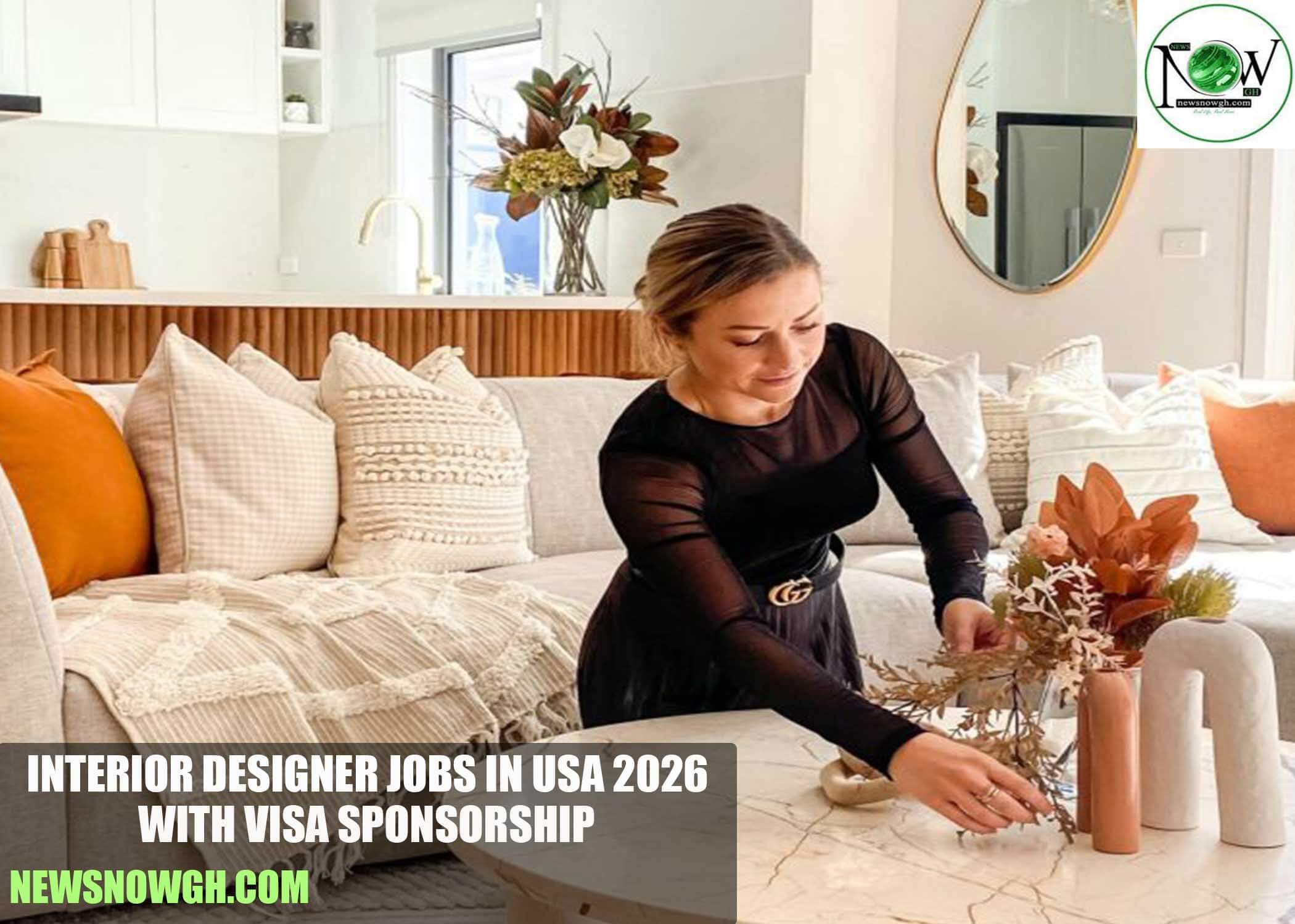 Interior Designer Jobs in USA 2026 with Visa Sponsorship