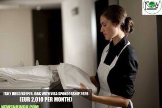Italy Housekeeper Jobs with Visa Sponsorship 2026
