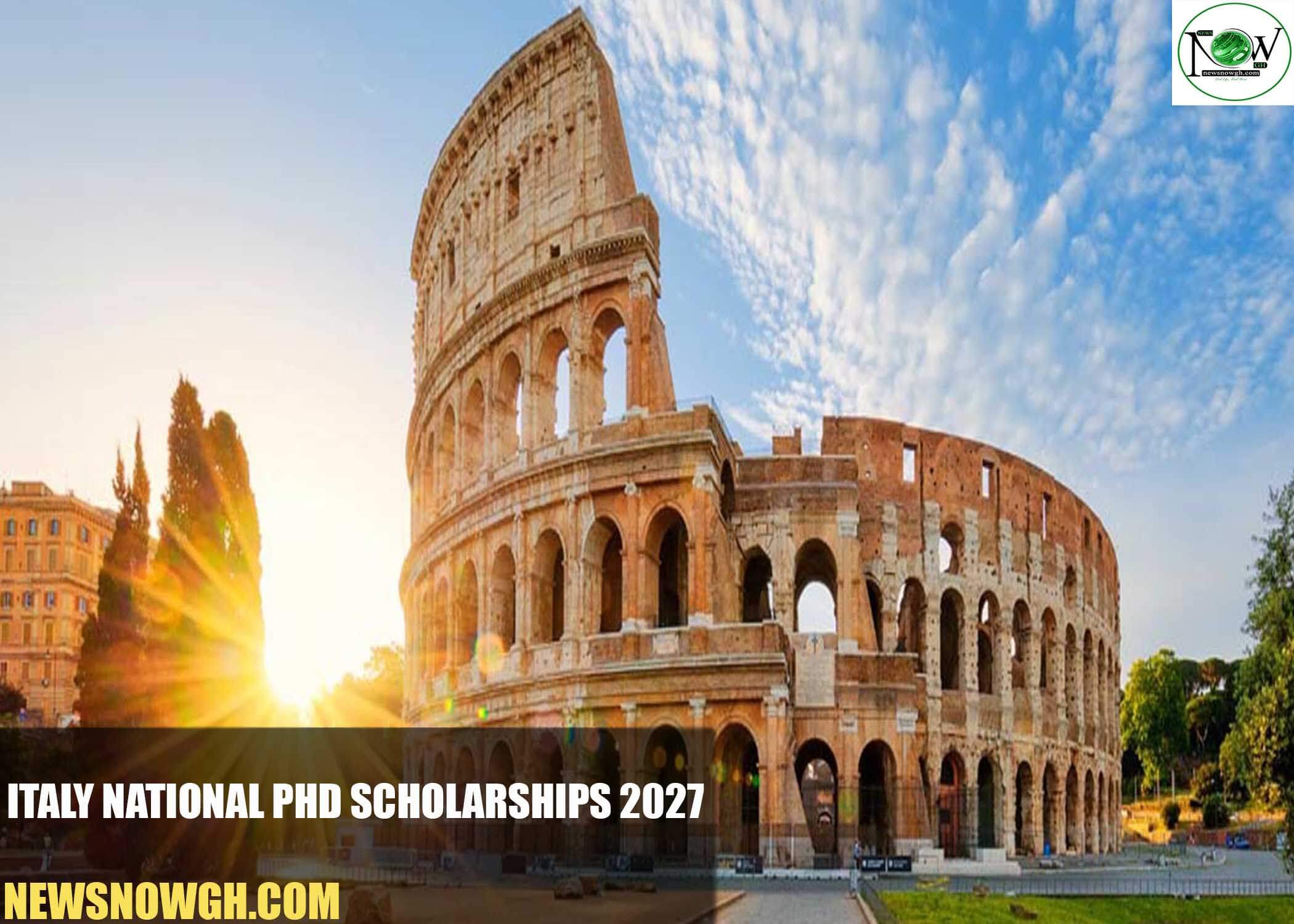 Italy National PhD Scholarships