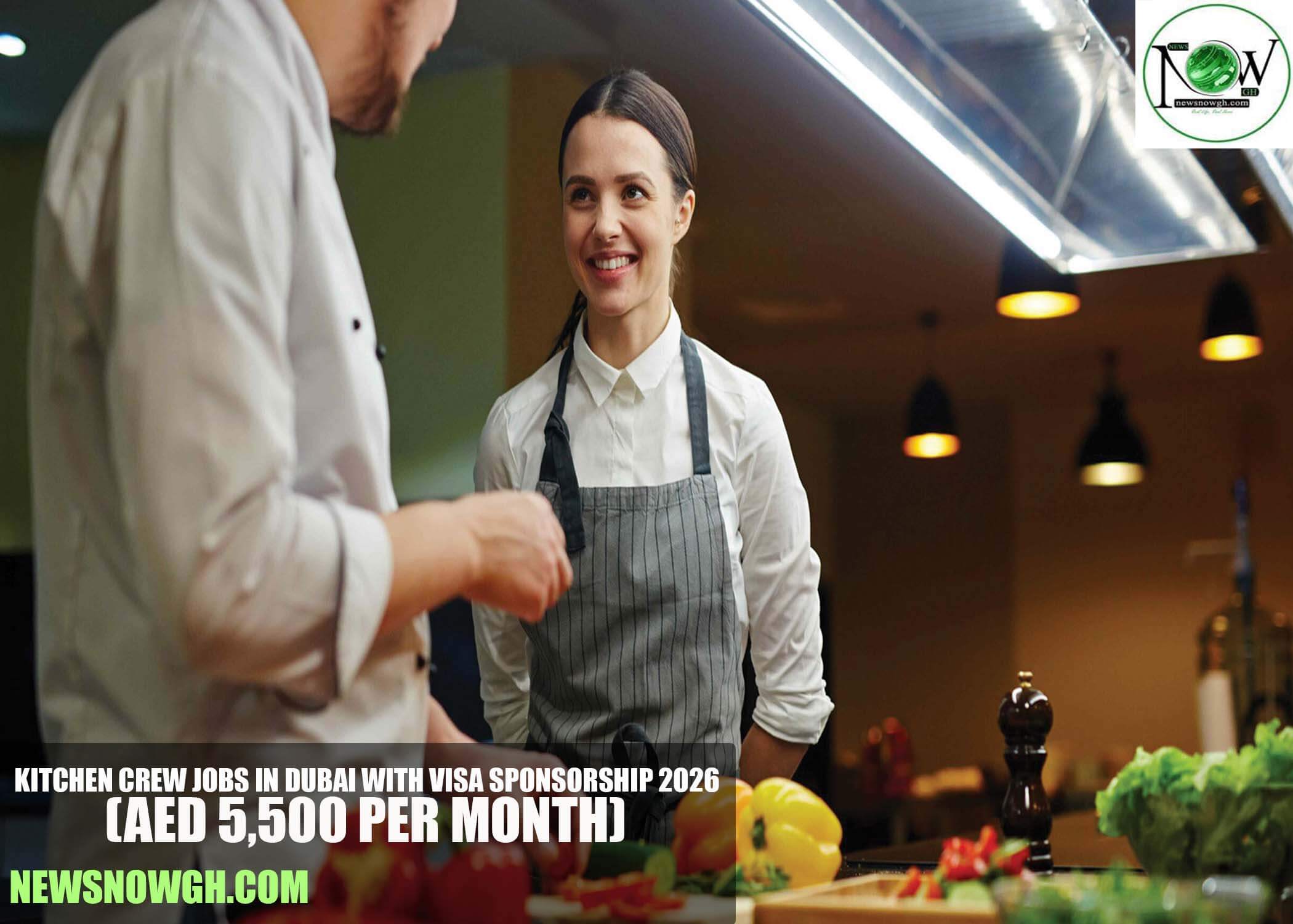 Kitchen Crew Jobs in Dubai with Visa Sponsorship 2026