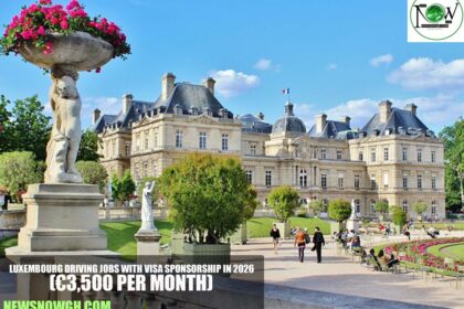 Luxembourg Driving Jobs with Visa Sponsorship in 2026