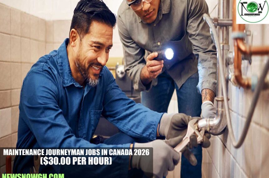 Maintenance Journeyman Jobs in Canada 2026