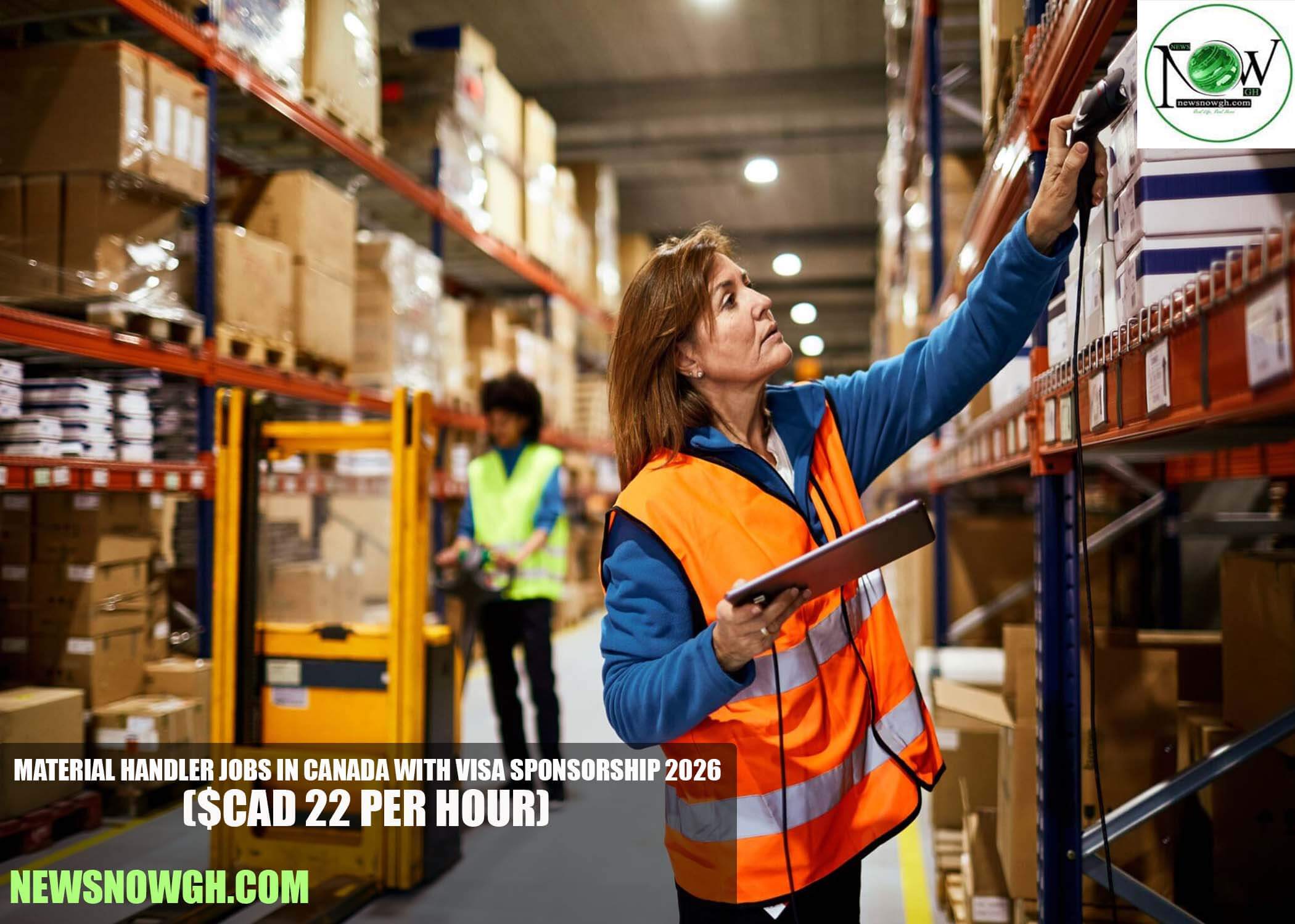 Material Handler Jobs in Canada with Visa Sponsorship 2026