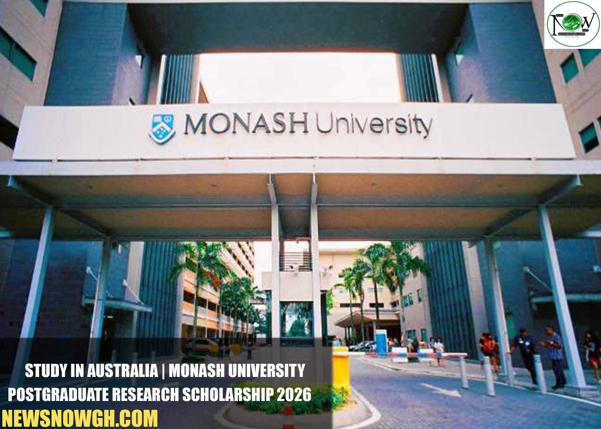 Monash University Postgraduate Research Scholarship