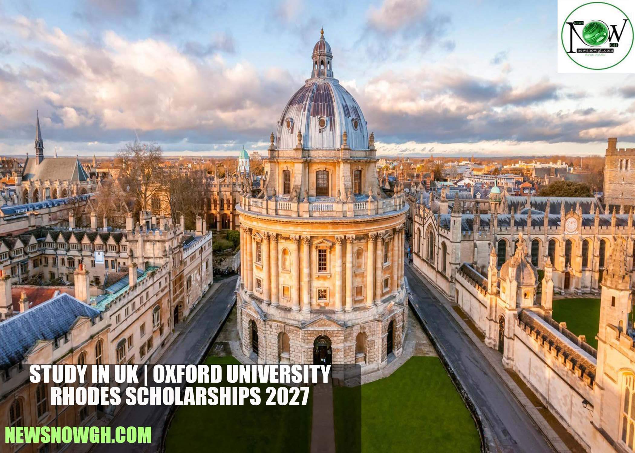 Oxford University Rhodes Scholarships