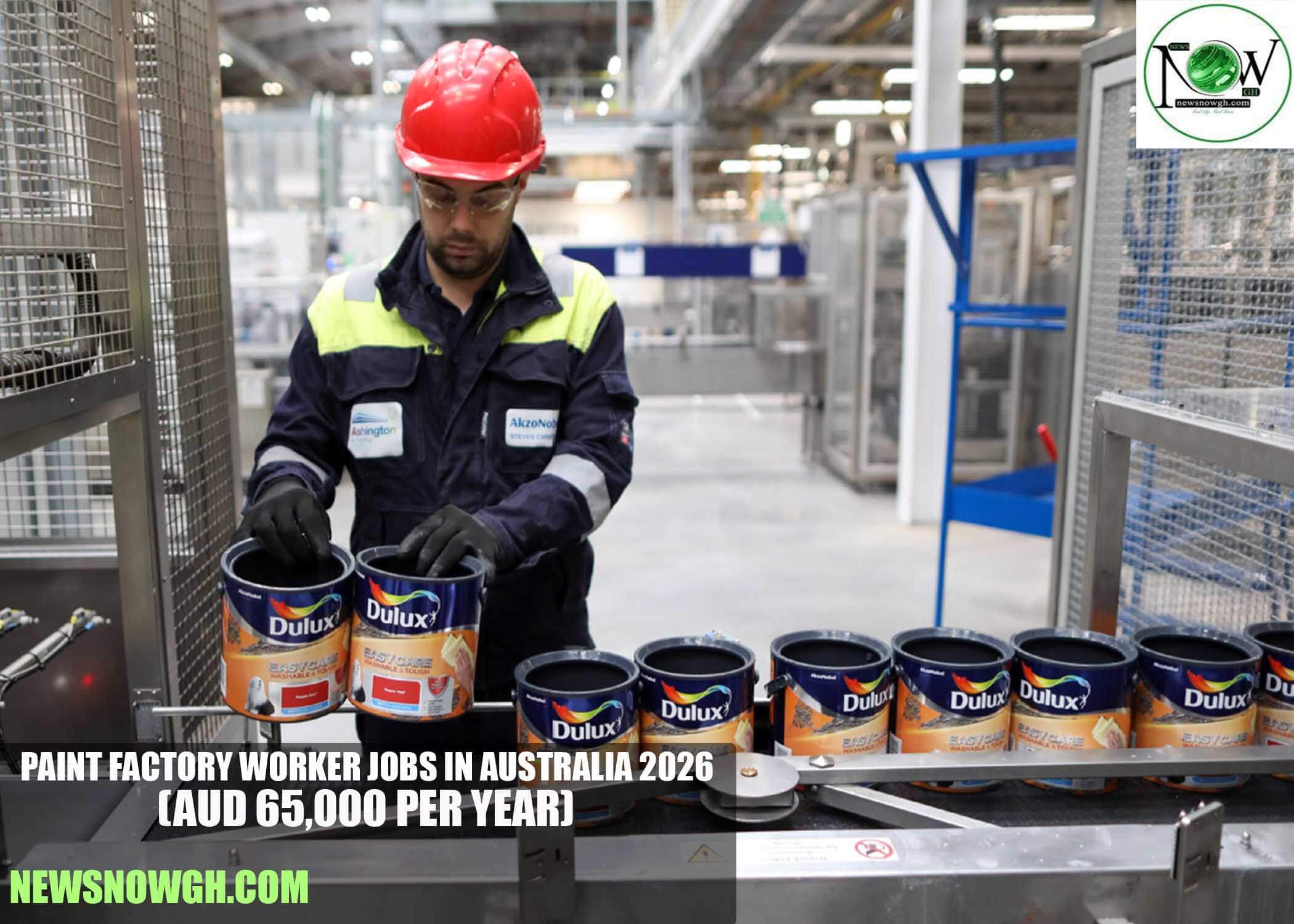 Paint Factory Worker Jobs in Australia 2026