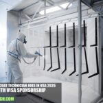 Powder Coat Technician Jobs in USA 2026 with Visa Sponsorship