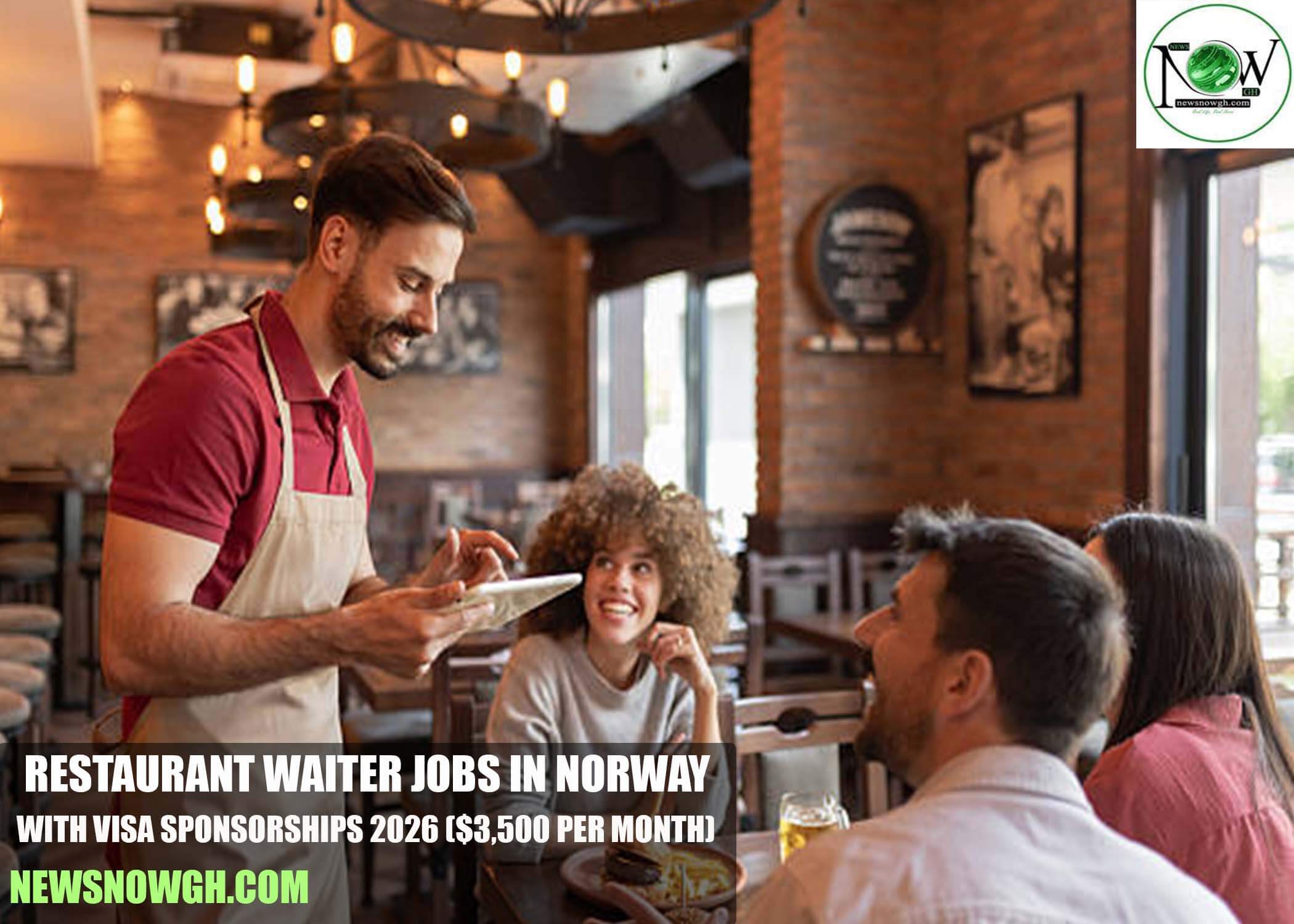 Restaurant Waiter Jobs in Norway
