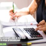 Senior Tax Associate Jobs in USA 2026 with Visa Sponsorship