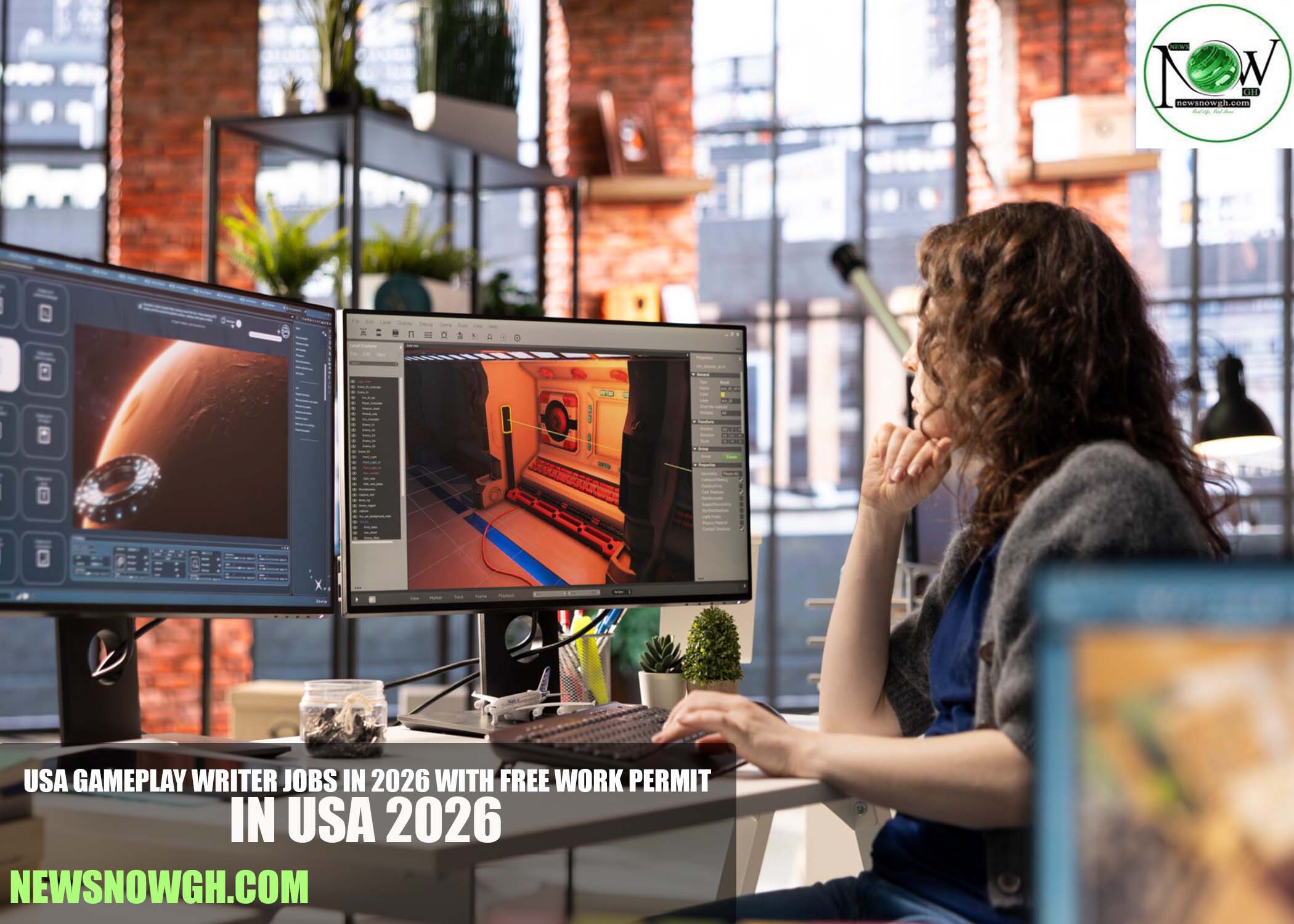 USA Gameplay Writer Jobs in 2026 with Free Work Permit