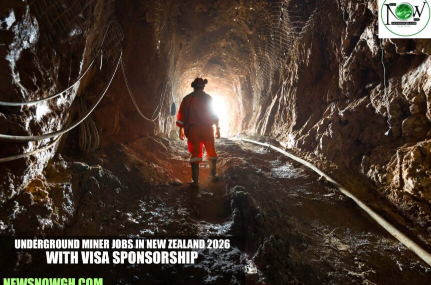 Underground Miner Jobs in New Zealand 2026 with Visa Sponsorship