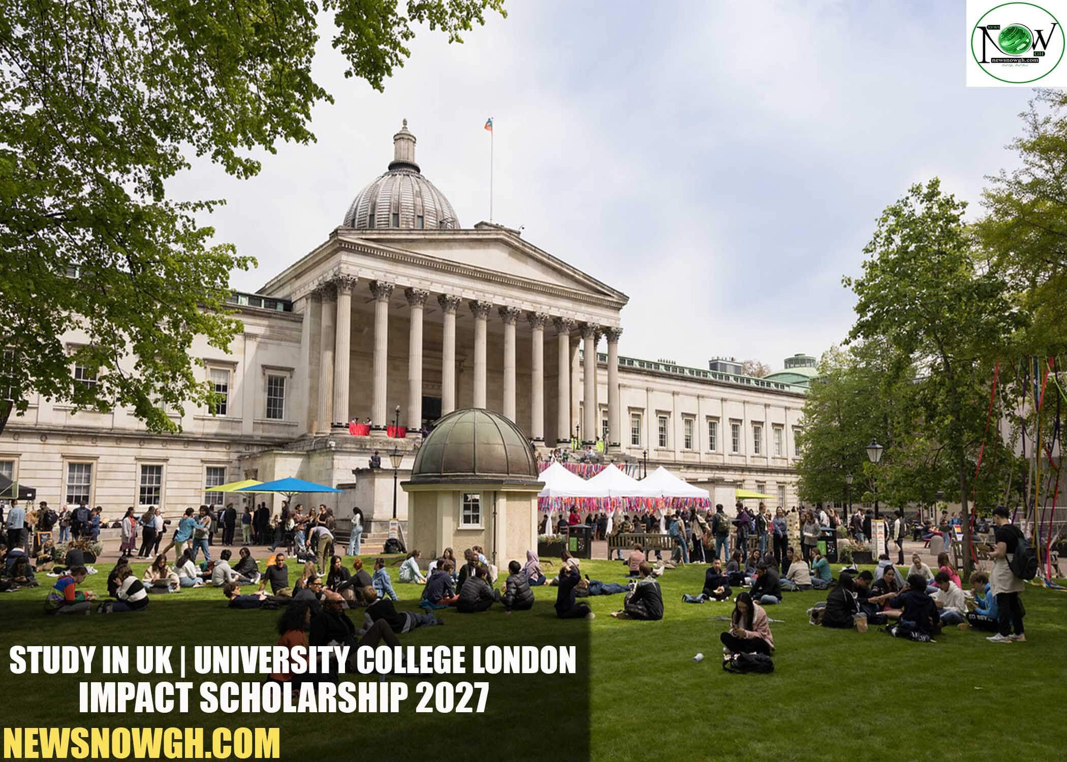 University College London IMPACT Scholarship