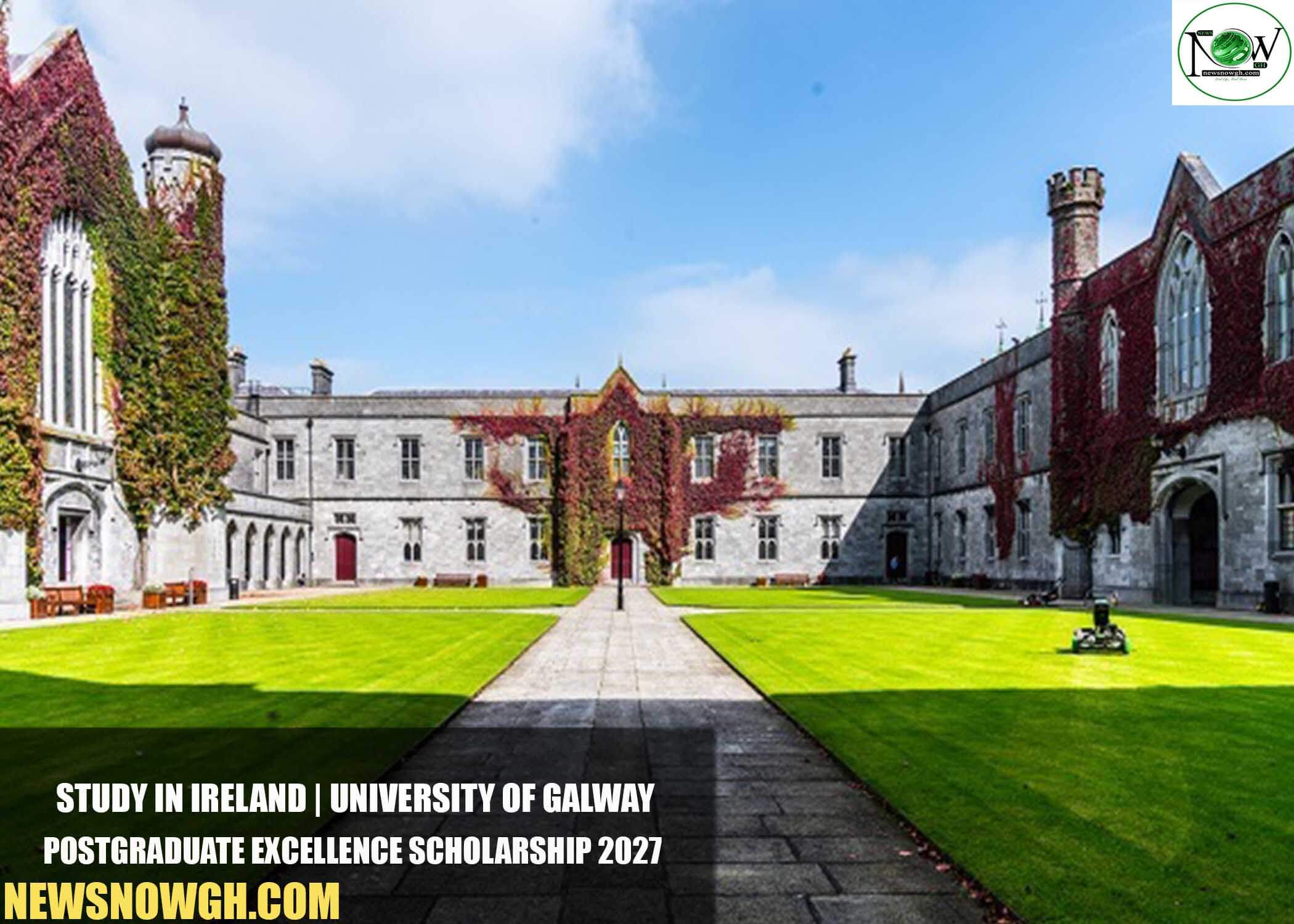 University of Galway Postgraduate Excellence Scholarship
